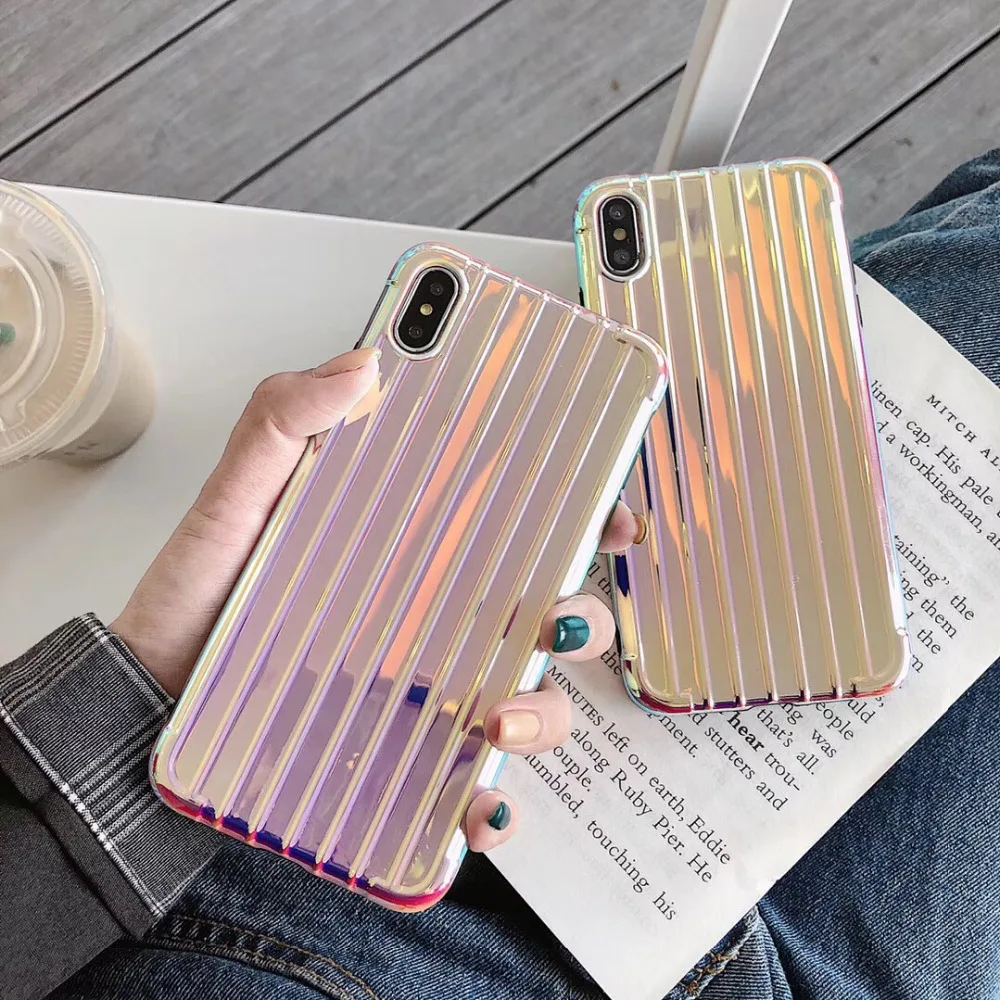 Maosenguoji Curved surface Laser plating gradient Fashion soft Mobile Phone Case for iphone 6 6s 7 8 plus X 10 XR XS MAX cover
Maosenguoji Curved surface Laser plating gradient Fashion soft Mobile Phone Case for iphone 6 6s 7 8 plus X 10 XR XS MAX cover