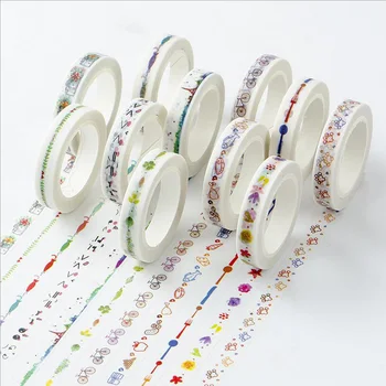 0.9cm*10m fresh split line washi tape DIY decoration scrapbooking planner masking tape adhesive tape kawaii stationery gift
0.9cm*10m fresh split line washi tape DIY decoration scrapbooking planner masking tape adhesive tape kawaii stationery gift