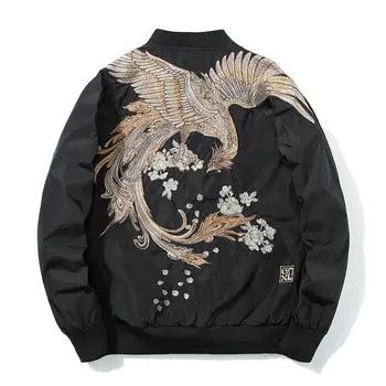 Autumn Men Casual Chinese Style Phoenix Embroidery Thin Thick Jacket Winter Male Stand Collar Bomber Jacket Coat Plus Size S-3XL
Autumn Men Casual Chinese Style Phoenix Embroidery Thin Thick Jacket Winter Male Stand Collar Bomber Jacket Coat Plus Size S-3XL