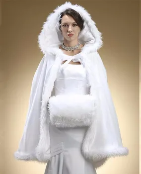 2018 Cause Wedding Wrap White Bridal Jackets Accessories Winter Woman Party Faux Fur Coat With Hat Short Style 
2018 Cause Wedding Wrap White Bridal Jackets Accessories Winter Woman Party Faux Fur Coat With Hat Short Style
