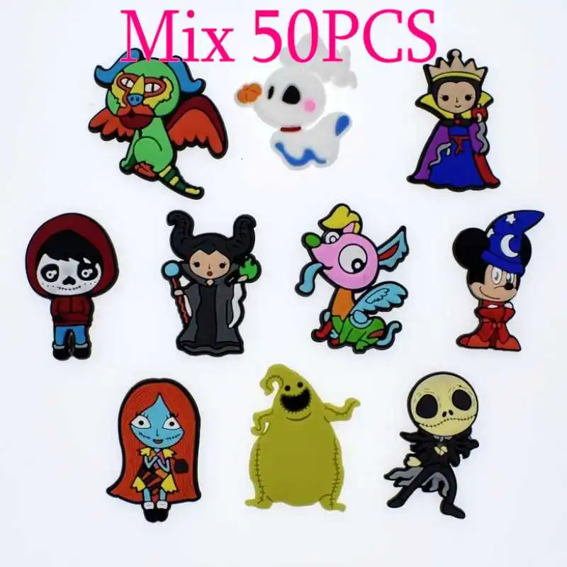 Mix 50Pcs Halloween Series Funny elements Jack silicone Accessories Flat back PVC DIY girls Gadgets brooch Bracelets Shoe charms
Mix 50Pcs Halloween Series Funny elements Jack silicone Accessories Flat back PVC DIY girls Gadgets brooch Bracelets Shoe charms