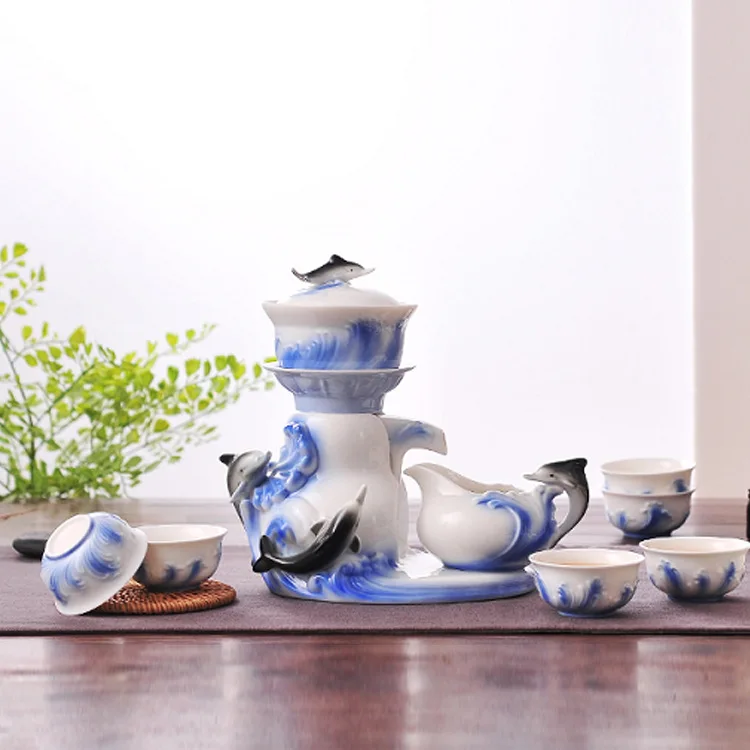 Creative Enamel Automatic Tea Set Dolphins Model Kung Fu Tea Set Cartoon Cute Ceramic Tea Set Fast Post
Creative Enamel Automatic Tea Set Dolphins Model Kung Fu Tea Set Cartoon Cute Ceramic Tea Set Fast Post
