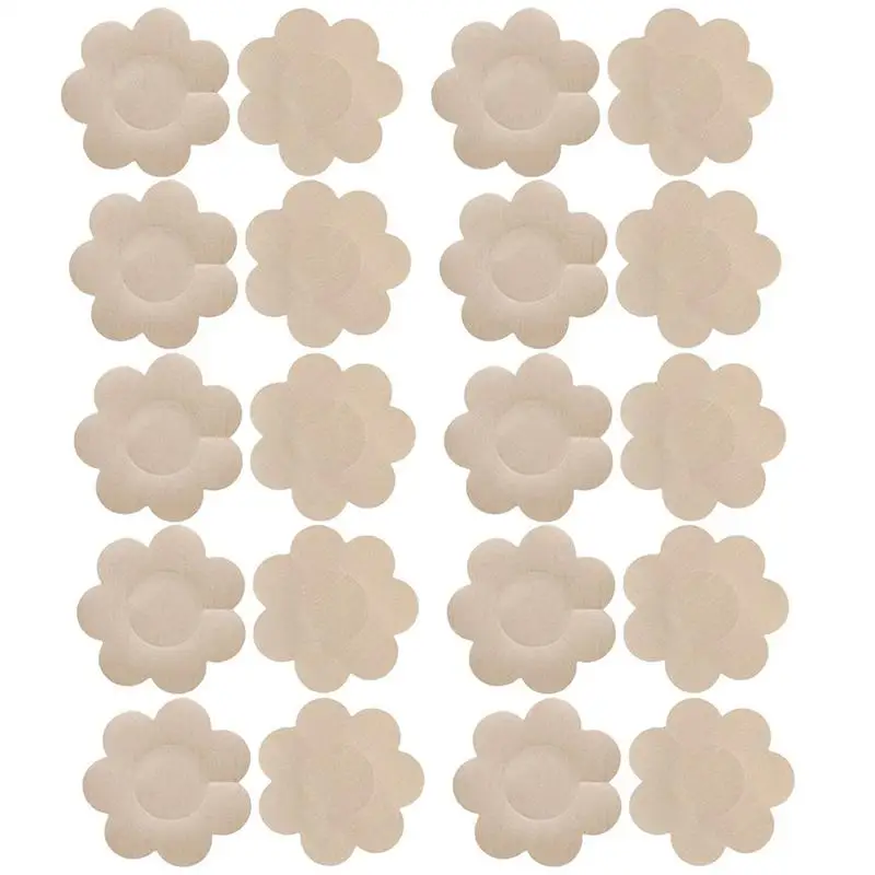 10 Pairs of Disposable Sexy Flower Pasties Breast Nipple Cover Stickers on Bra(Skin Color)
10 Pairs of Disposable Sexy Flower Pasties Breast Nipple Cover Stickers on Bra(Skin Color)