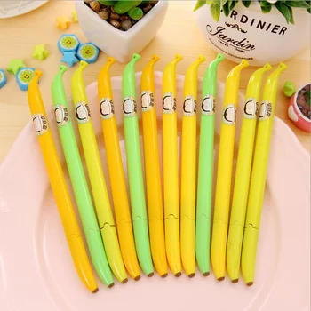 3 Pcs/lot Banana shape gel pen stationery writing pens canetas material escolar office school supplies papelaria
3 Pcs/lot Banana shape gel pen stationery writing pens canetas material escolar office school supplies papelaria