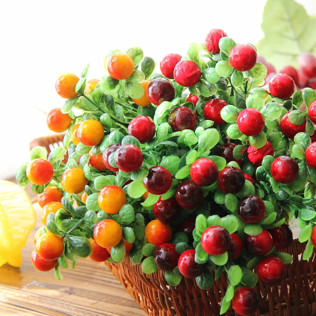 Artificial Lucky Fruit Plastic Ivy Leaf Plant Vine Foliage Home Party Decoration Support wholesale
Artificial Lucky Fruit Plastic Ivy Leaf Plant Vine Foliage Home Party Decoration Support wholesale