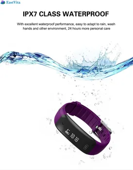 EastVita new arrival Waterproof Bluetooth Smart Bracelet Wristband Fitness Activity Tracker Heart Rate Blood Pressure Monitor
EastVita new arrival Waterproof Bluetooth Smart Bracelet Wristband Fitness Activity Tracker Heart Rate Blood Pressure Monitor