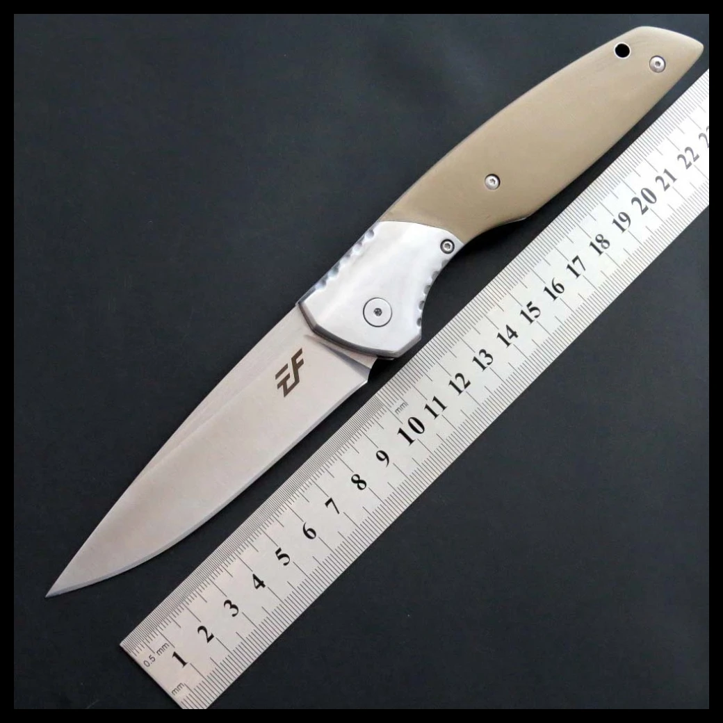 ZZSQ EF111 Tactical Folding Knife D2 Steel Blade + G10 Steel Handle Pocket Knife Hunting Camping Outdoor EDC Tool Knives
ZZSQ EF111 Tactical Folding Knife D2 Steel Blade + G10 Steel Handle Pocket Knife Hunting Camping Outdoor EDC Tool Knives