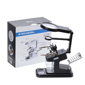 Multifunctional 3X/4.5X/25X Welding Magnifying Glass LED Light Auxiliary Clip Loupe Desktop Magnifier Soldering Iron My20 19
Multifunctional 3X/4.5X/25X Welding Magnifying Glass LED Light Auxiliary Clip Loupe Desktop Magnifier Soldering Iron My20 19