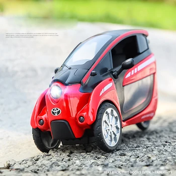 hot 1:24 Scale wheel diecast toyota Three wheeled car i-Road metal model with light and musical pull back alloy toys for gifts
hot 1:24 Scale wheel diecast toyota Three wheeled car i-Road metal model with light and musical pull back alloy toys for gifts