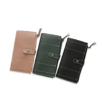 2019 New Korean PU Leather Design Handbag Ladies Bifold Wallet Women's Long Zipper Fashion Phone Holder Purse Solid Black Brown
2019 New Korean PU Leather Design Handbag Ladies Bifold Wallet Women's Long Zipper Fashion Phone Holder Purse Solid Black Brown