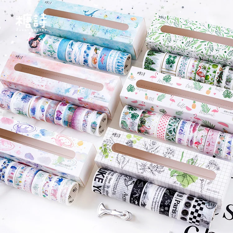 10pcs/lot Mohamm Fresh Objects Series Handbook Diary DIY Decorative Washi Tapes Set Scrapbook Supplies Stickers Scrapbooking
10pcs/lot Mohamm Fresh Objects Series Handbook Diary DIY Decorative Washi Tapes Set Scrapbook Supplies Stickers Scrapbooking