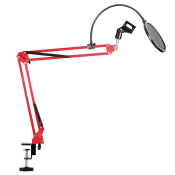 Neewer Desktop Mic Suspension Boom Scissor Arm Stand Mic Clip Holder Table Mounting Clamp+Pop Filter Windscreen Mask Shield Kit
Neewer Desktop Mic Suspension Boom Scissor Arm Stand Mic Clip Holder Table Mounting Clamp+Pop Filter Windscreen Mask Shield Kit