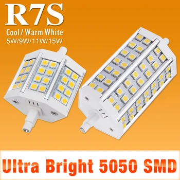 R7S 78 / 118 /189mm 24 / 42 / 54 /72LEDs 5W 9W 11W 15W 5050SMD LED Lamp Spotlight Buildings Halogen Floodlight Replace FOR HOME
R7S 78 / 118 /189mm 24 / 42 / 54 /72LEDs 5W 9W 11W 15W 5050SMD LED Lamp Spotlight Buildings Halogen Floodlight Replace FOR HOME