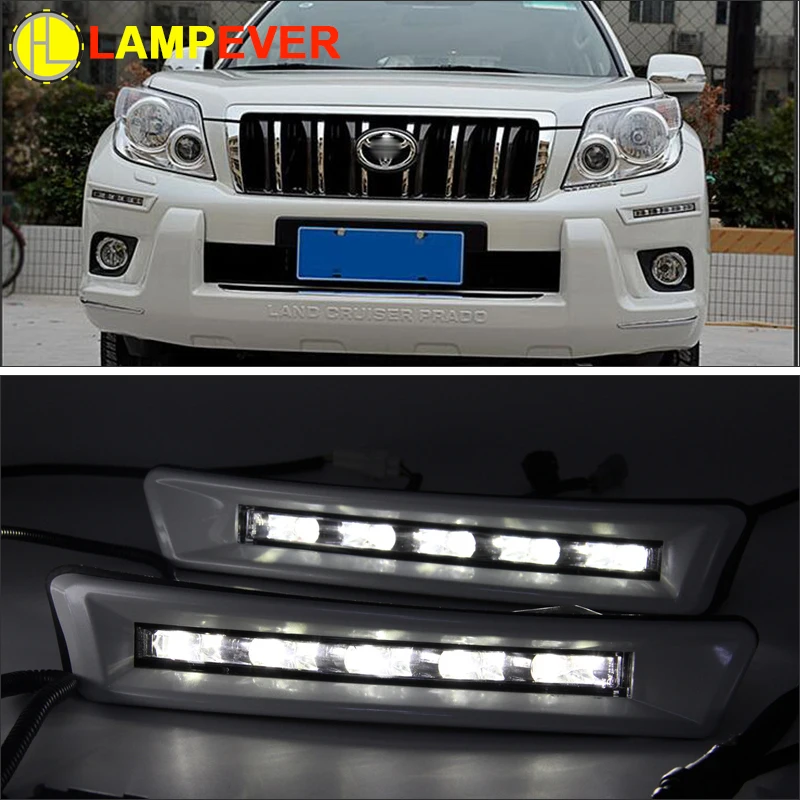 Lampever 12v CAR LED DRL Daytime Running Light for Toyota Prado FJ150 LC150 2010 2011 2012 2013 2014 2015 Land Cruiser 2700/4000
Lampever 12v CAR LED DRL Daytime Running Light for Toyota Prado FJ150 LC150 2010 2011 2012 2013 2014 2015 Land Cruiser 2700/4000