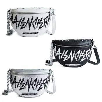 Women PU Leather with Letter Graffiti Waist Bag Phone Pouch Chain Fanny Pack Travel Belt Purse Shoulder Crossbody Bags 2019 
Women PU Leather with Letter Graffiti Waist Bag Phone Pouch Chain Fanny Pack Travel Belt Purse Shoulder Crossbody Bags 2019