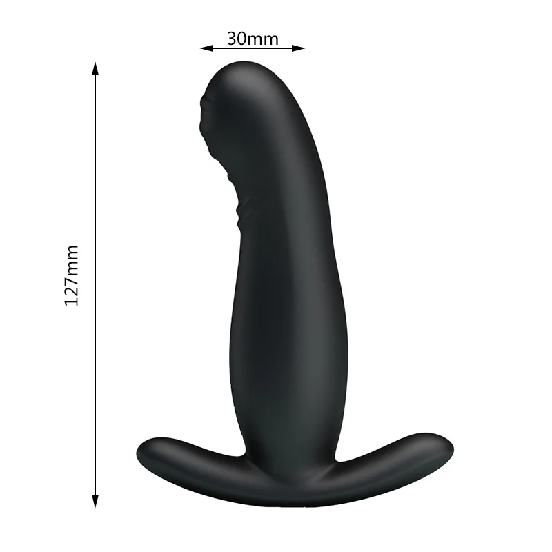 Ticking Anal Vibrator For Man Vibrating Anal Beads Plug 7 Speed Prostate Massager With Strong Suction Cup Anus Butt Plug For Men