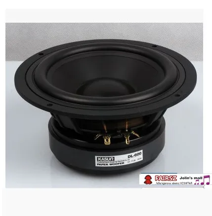 Original Kasun DL-600 6.5 inch bass speaker Aluminum Basket massive magnet woofer power 180W 2PCS/LOT
Original Kasun DL-600 6.5 inch bass speaker Aluminum Basket massive magnet woofer power 180W 2PCS/LOT