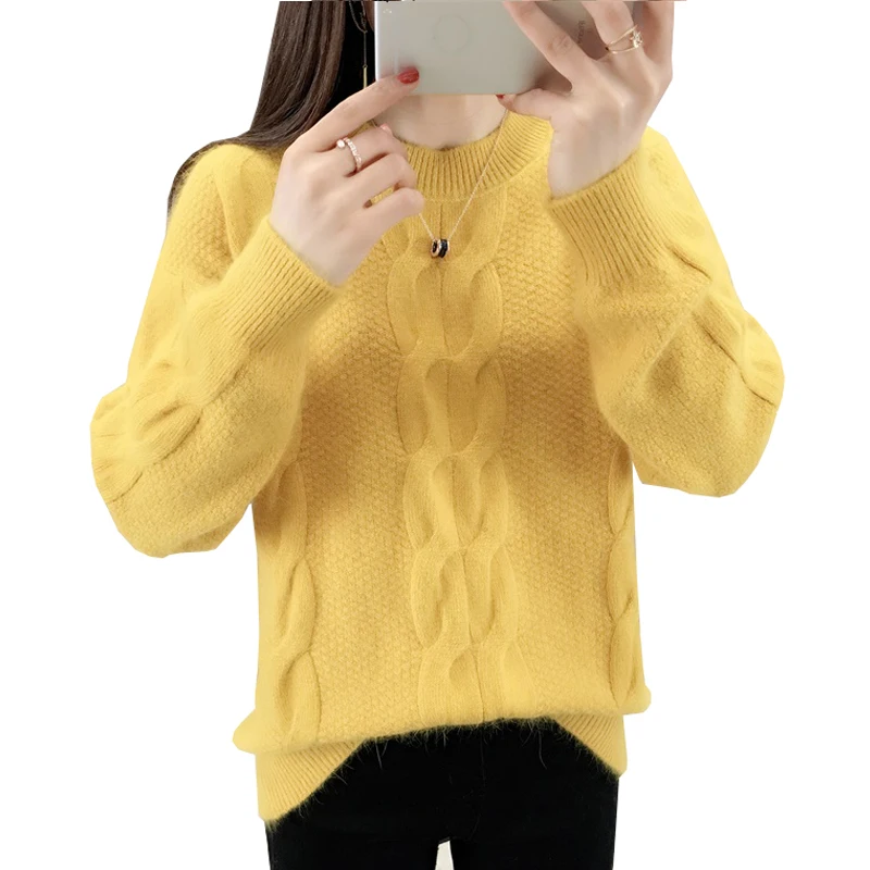 2019 New Women Pullover Female Casual Sweater Twist O-Neck Autumn Winter Pullovers and Sweaters Fashion Knitted Jumper Tops
2019 New Women Pullover Female Casual Sweater Twist O-Neck Autumn Winter Pullovers and Sweaters Fashion Knitted Jumper Tops