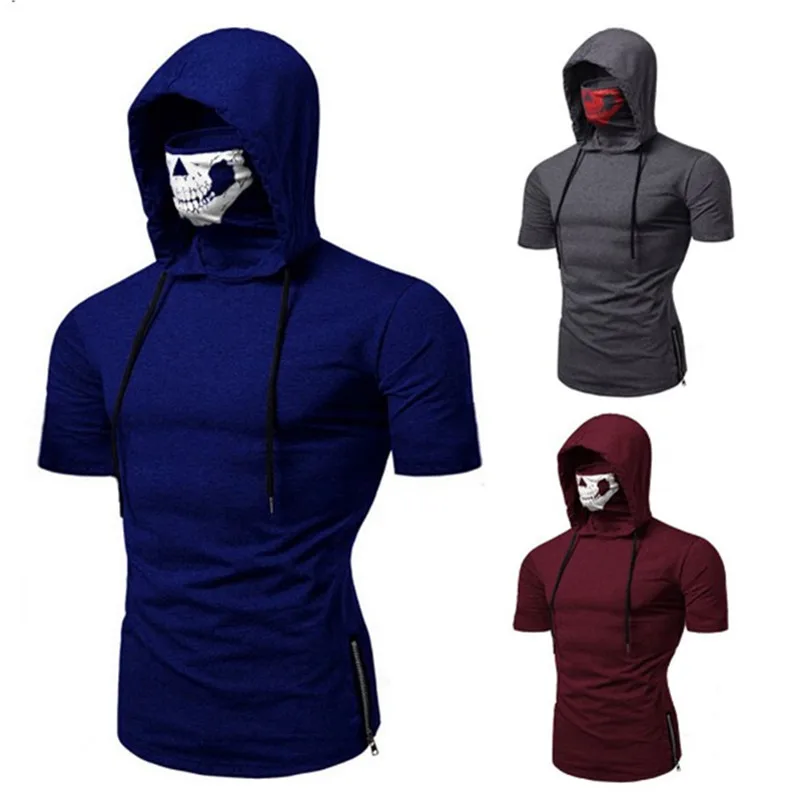 Men's casual slim hip hop hoodie T-shirt face mask skull hoodie T-shirt jogging track street dance fashion jacket
Men's casual slim hip hop hoodie T-shirt face mask skull hoodie T-shirt jogging track street dance fashion jacket
