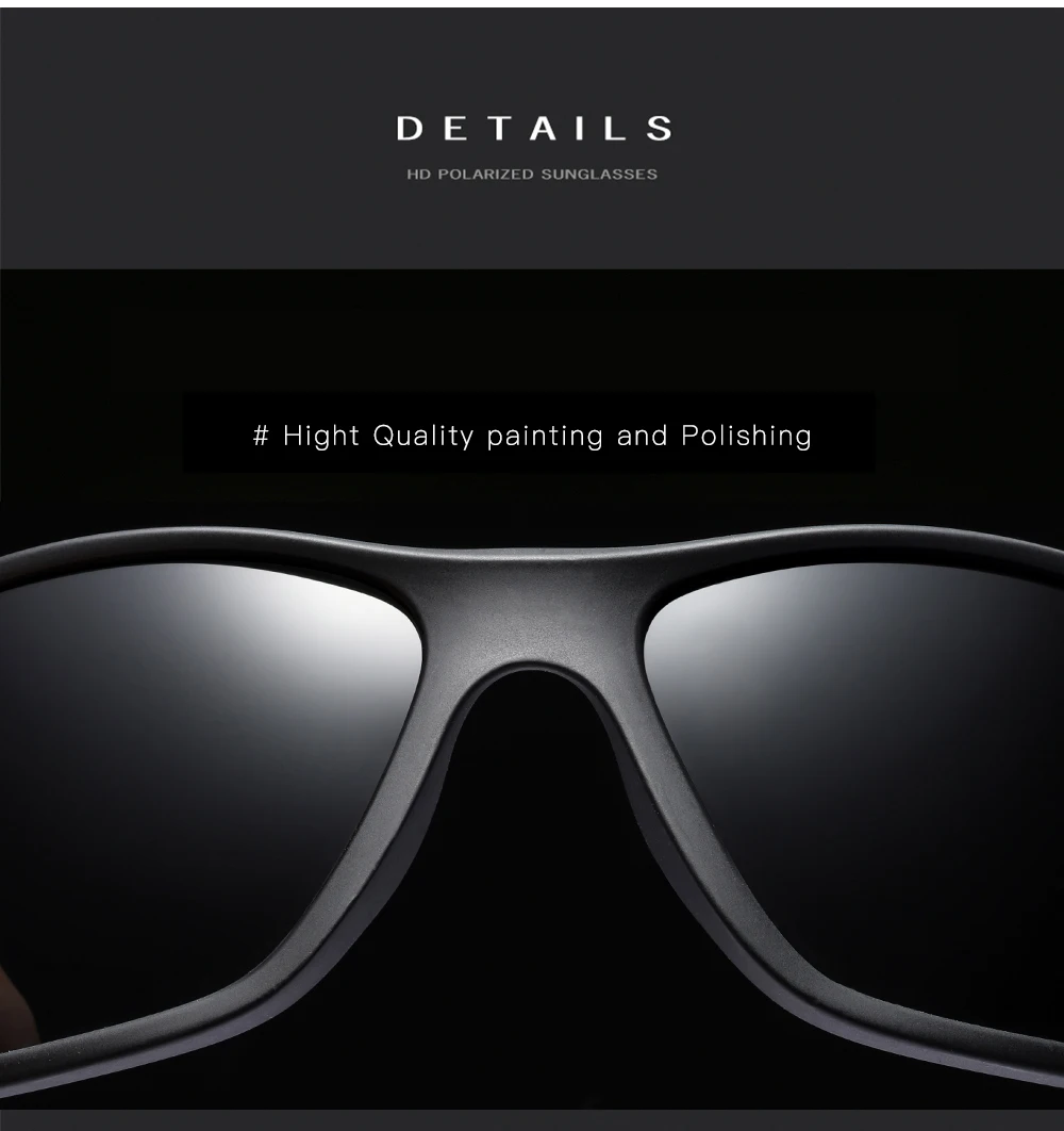 Natuwe&Co Fashion Polarized Sunglasses Men Driving Sports Fishing Frame Sun Glasses UV400 67-45-17-125 mm Natuwe&Co Fashion Polarized Sunglasses Men Driving Sports Fishing Frame Sun Glasses UV400 67-45-17-125 mm