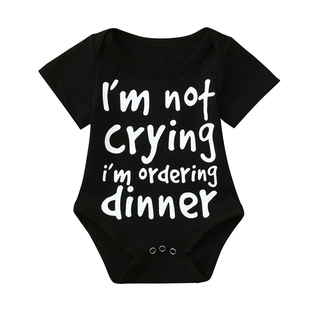 2019 New Arrival Toddler Baby Kids Girls Boys Short Sleeve Letter Sunsuit Climbing suit Clothes Black &c
2019 New Arrival Toddler Baby Kids Girls Boys Short Sleeve Letter Sunsuit Climbing suit Clothes Black &c