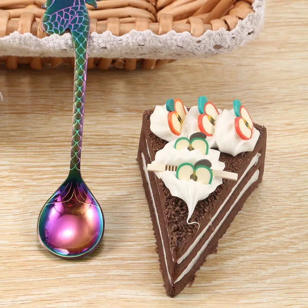 1 Pcs Creative Stainless Steel Mermaid Shape Spoon Durable Hanging Colorful Coffee Practical Tea Mixing Spoon Kitchen
1 Pcs Creative Stainless Steel Mermaid Shape Spoon Durable Hanging Colorful Coffee Practical Tea Mixing Spoon Kitchen
