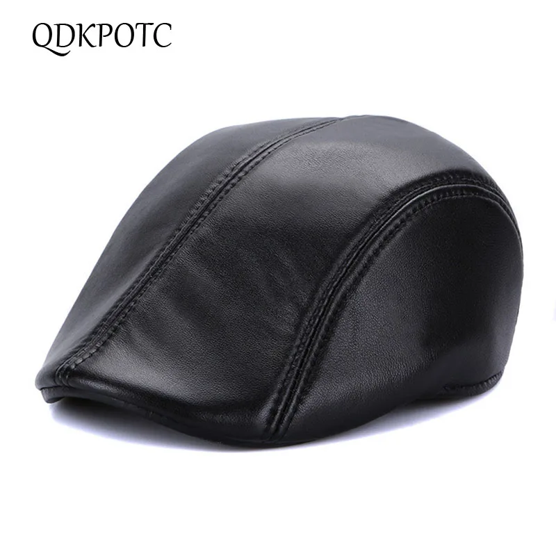 QDKPOTC Men's Outdoor Sheep Skin Hat Autumn Winter Berets Male Warm Ear Protection Cap 100% Genuine Leather Dad Hat Leisure
QDKPOTC Men's Outdoor Sheep Skin Hat Autumn Winter Berets Male Warm Ear Protection Cap 100% Genuine Leather Dad Hat Leisure