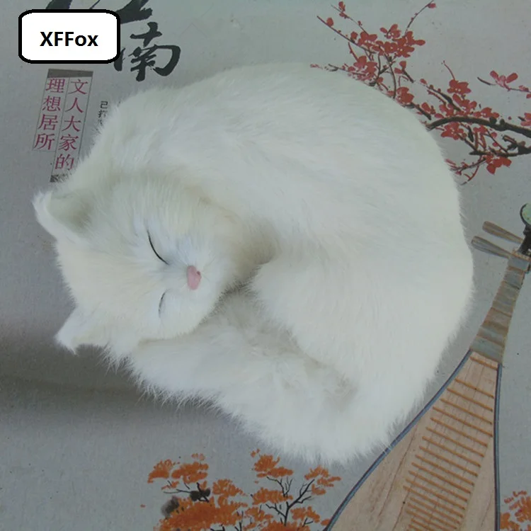 Белая реалистичная модель спящего кота, пластиковая и пушистая кукла-кошка, подарок, около 25x20x11 см, xf1343
Белая реалистичная модель спящего кота, пластиковая и пушистая кукла-кошка, подарок, около 25x20x11 см, xf1343