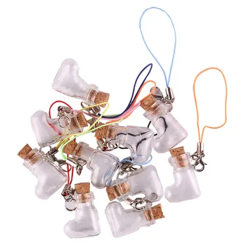 50pcs Transparent heart Glass Bottle Jars Vials Wishing Bottle Cute Art Bottles with Corks Stopper key chain gift
50pcs Transparent heart Glass Bottle Jars Vials Wishing Bottle Cute Art Bottles with Corks Stopper key chain gift