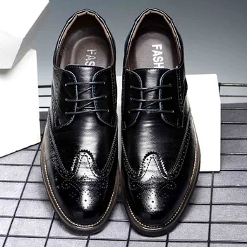 Patchwork Head Layer Real Leather Extra Large Code 38-48 Business Simple Gentleman Texture Men's Casual Single Shoes Large Size
Patchwork Head Layer Real Leather Extra Large Code 38-48 Business Simple Gentleman Texture Men's Casual Single Shoes Large Size