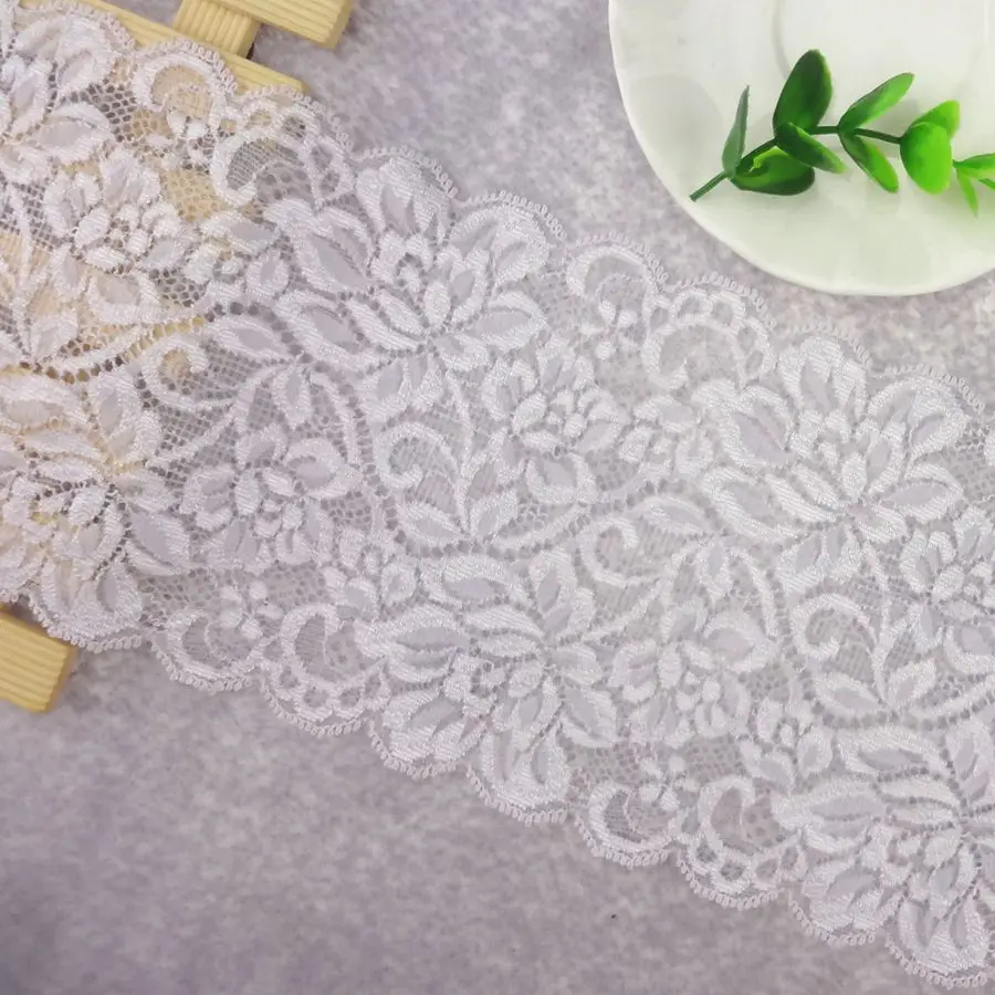 #114 Lace 13CM Wide 2 yards/lot Stretch Elastic Lace Edge Trim Sewing Supplies Handmade Garments Accessories On Sale
#114 Lace 13CM Wide 2 yards/lot Stretch Elastic Lace Edge Trim Sewing Supplies Handmade Garments Accessories On Sale
