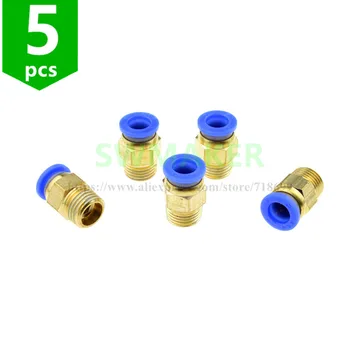 5pcs 4mm OD Push In Tube to 1/4"BSP male M10 thread Straight Pneumatic Tube Quick Fittings Adapter
5pcs 4mm OD Push In Tube to 1/4"BSP male M10 thread Straight Pneumatic Tube Quick Fittings Adapter