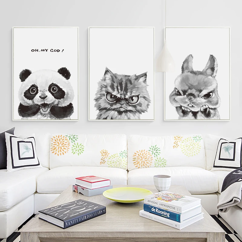 07G Expression Funny Cute Animal Panda Rabbit A4 A3 A2 Canvas Art Painting Print Poster Wall Children's Bedroom Home Decoration
07G Expression Funny Cute Animal Panda Rabbit A4 A3 A2 Canvas Art Painting Print Poster Wall Children's Bedroom Home Decoration
