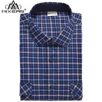 2018 Autumn Winter Men's Flannel Shirts Slim Fit Two Chest Pockets Men's Plaid Casual Flannel Shirt Men Long Sleeve
2018 Autumn Winter Men's Flannel Shirts Slim Fit Two Chest Pockets Men's Plaid Casual Flannel Shirt Men Long Sleeve