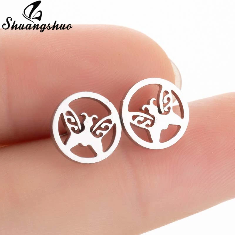 Shuangshuo Stainless Steel Animal Earrings for Women Butterfly Earing Cute Geometric Stud Earings Girls Kids Jewelry Wholesale
Shuangshuo Stainless Steel Animal Earrings for Women Butterfly Earing Cute Geometric Stud Earings Girls Kids Jewelry Wholesale