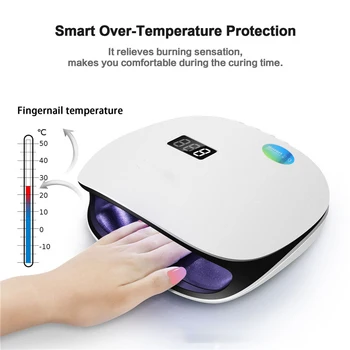 Professional Smart Phototherapy Machine UV LEd Nail Dryer Lamp Gel Polish Manicure Tool For Curing Nail Gel Polish Nail machine
Professional Smart Phototherapy Machine UV LEd Nail Dryer Lamp Gel Polish Manicure Tool For Curing Nail Gel Polish Nail machine