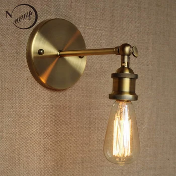 LOFT lamp discount lighting antique gold metal wall lamp/industrial style adjust wall lamp for workroom Bathroom Vanity Lights 
LOFT lamp discount lighting antique gold metal wall lamp/industrial style adjust wall lamp for workroom Bathroom Vanity Lights