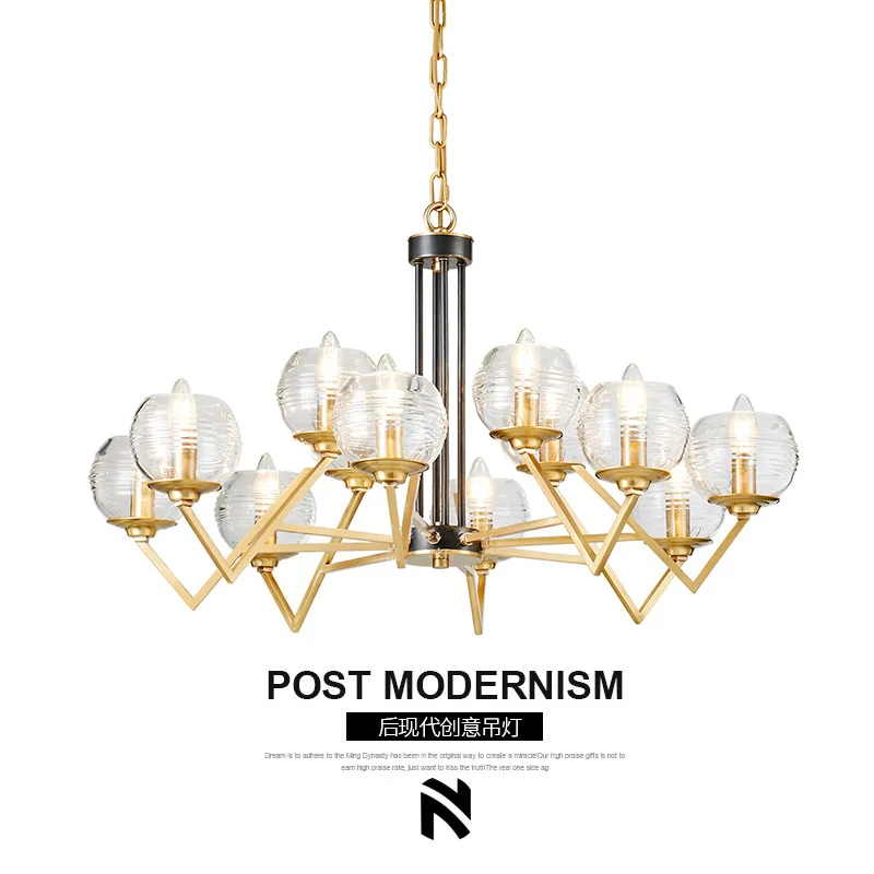 Post-modern Golden LED chandelier ceiling Glass ball luminaires Iron hanging lights for restaurant bedroom living room fixtures
Post-modern Golden LED chandelier ceiling Glass ball luminaires Iron hanging lights for restaurant bedroom living room fixtures