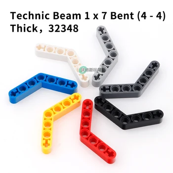 Moc 32348 Technic Beam 1 x 7 Bent (4 - 4) Thick compatible Particles DIY education building blocks bricks parts 40pcs/set toys
Moc 32348 Technic Beam 1 x 7 Bent (4 - 4) Thick compatible Particles DIY education building blocks bricks parts 40pcs/set toys