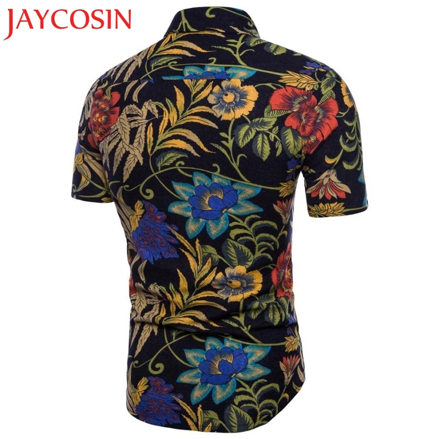 JAYCOSIN 2018 Men Summer Bohe Floral Short Sleeve Linen Basic Blouse Top Plus Size Top Hot Selling Drop Shipping Apr 25
JAYCOSIN 2018 Men Summer Bohe Floral Short Sleeve Linen Basic Blouse Top Plus Size Top Hot Selling Drop Shipping Apr 25