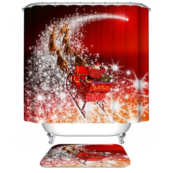 New Shower Curtain American style Christmas Cartoon Festive Pattern Home decor Shower Curtain Waterproof Bathroom Fabric
New Shower Curtain American style Christmas Cartoon Festive Pattern Home decor Shower Curtain Waterproof Bathroom Fabric