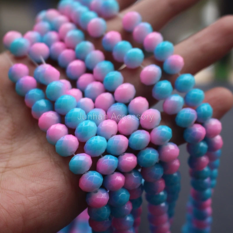 140pcs/lot 8mm*6mm Glass Beads Rondelle Mottled Colored Blue and Pink Color Fashion beads for jewelry making
140pcs/lot 8mm*6mm Glass Beads Rondelle Mottled Colored Blue and Pink Color Fashion beads for jewelry making