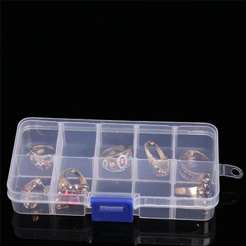 10 cells Rings Craft Organizer Storage Beads tiny stuff Compartments Containers Makeup Box Plastic Jewelry Storage Box Case
10 cells Rings Craft Organizer Storage Beads tiny stuff Compartments Containers Makeup Box Plastic Jewelry Storage Box Case