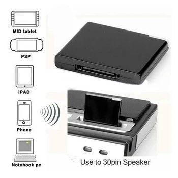Portable 30Pin Wireless bluetooth A2DP Audio Music Receiver Dock Adapter 30pin bluetooth Adaptor Dock For iPod Speaker
Portable 30Pin Wireless bluetooth A2DP Audio Music Receiver Dock Adapter 30pin bluetooth Adaptor Dock For iPod Speaker
