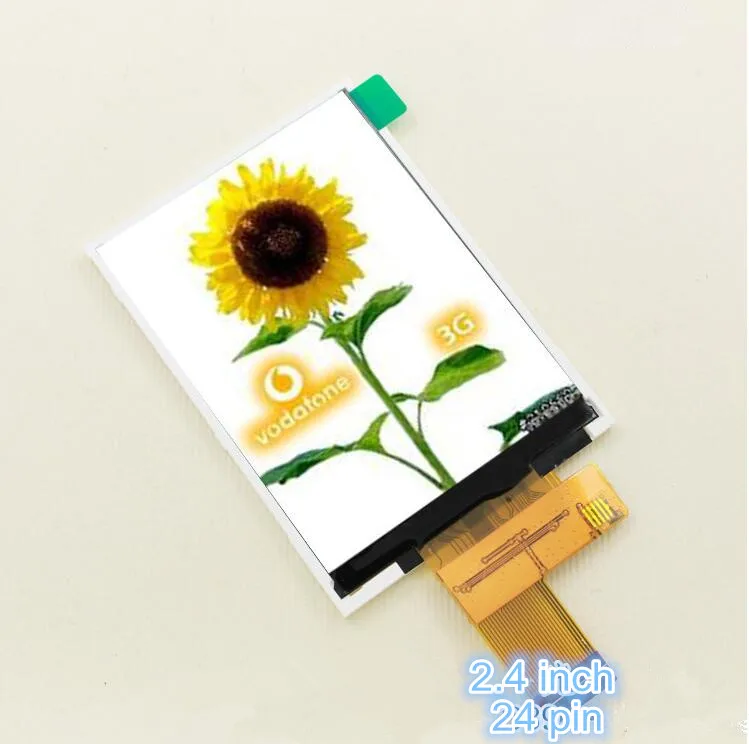 2.4 inch TFT LCD display No touch panel 240*320 resolution ILI9341 drive IC 24 pin Parallel interface 
2.4 inch TFT LCD display No touch panel 240*320 resolution ILI9341 drive IC 24 pin Parallel interface