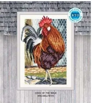 Gold Collection Lovely Counted Cross Stitch Kit Cock of the Walk Rooster Animal rto
Gold Collection Lovely Counted Cross Stitch Kit Cock of the Walk Rooster Animal rto