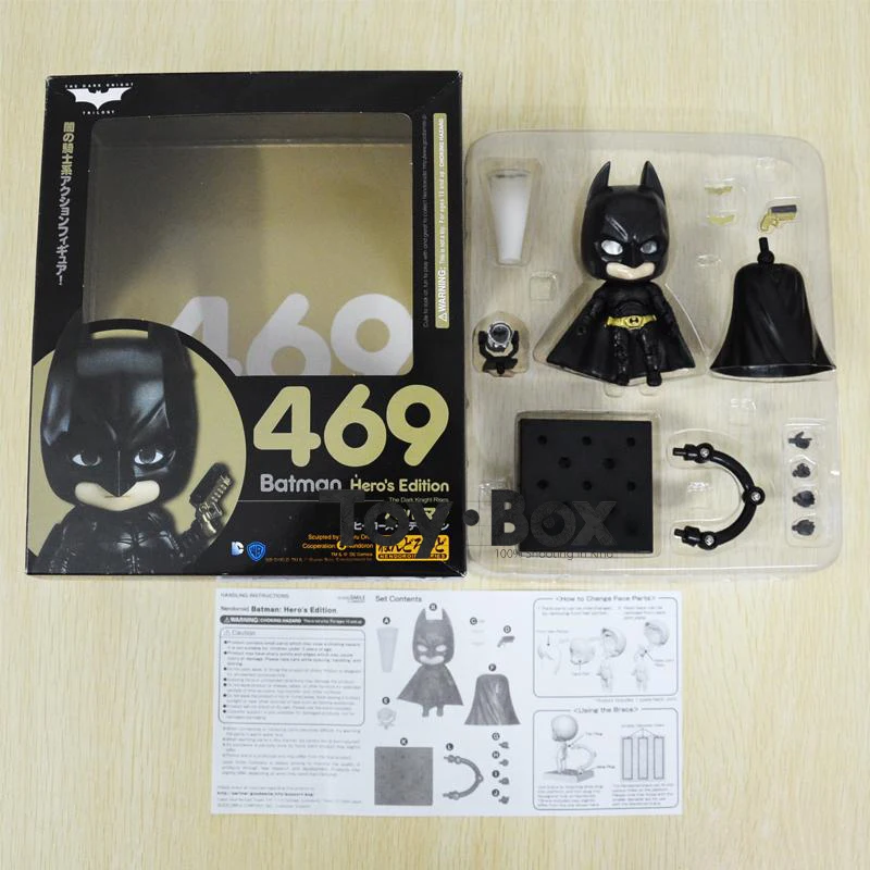 Nendoroid The Dark Knight Batman Hero Edition 469 10cm Toy PVC Figure Model Gift
Nendoroid The Dark Knight Batman Hero Edition 469 10cm Toy PVC Figure Model Gift
