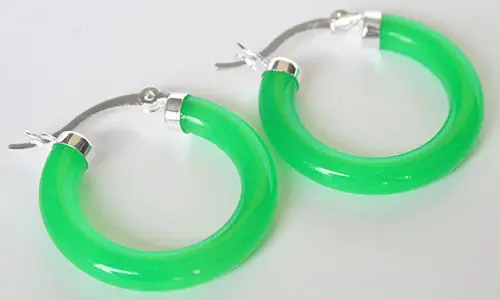 Hot sale new Style >>>>Fashion Green Jade Circle 925 Sterling Silver Dangle Earrings AA+
Hot sale new Style >>>>Fashion Green Jade Circle 925 Sterling Silver Dangle Earrings AA+