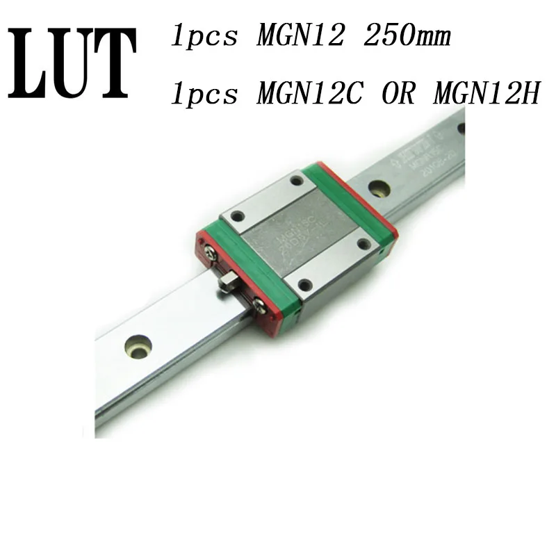 1pcs 12mm Linear Guide MGN12 L= 250mm linear rail way + MGN12C or MGN12H Long linear carriage for CNC XYZ Axis
1pcs 12mm Linear Guide MGN12 L= 250mm linear rail way + MGN12C or MGN12H Long linear carriage for CNC XYZ Axis