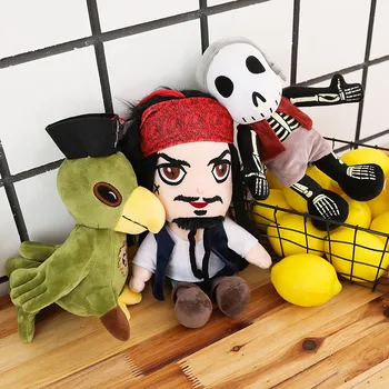 Stuffed Pirates Doll Plush Parrot Bird Toys Cartoon Toy Simulation Movie Jack Sparrow Doll for Kids Toys Children Birthday Gift
Stuffed Pirates Doll Plush Parrot Bird Toys Cartoon Toy Simulation Movie Jack Sparrow Doll for Kids Toys Children Birthday Gift